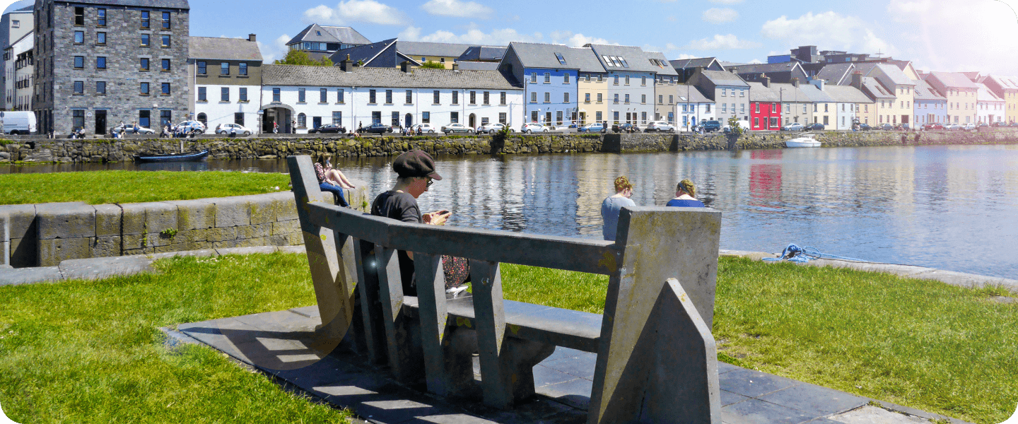 galway claddagh along the river